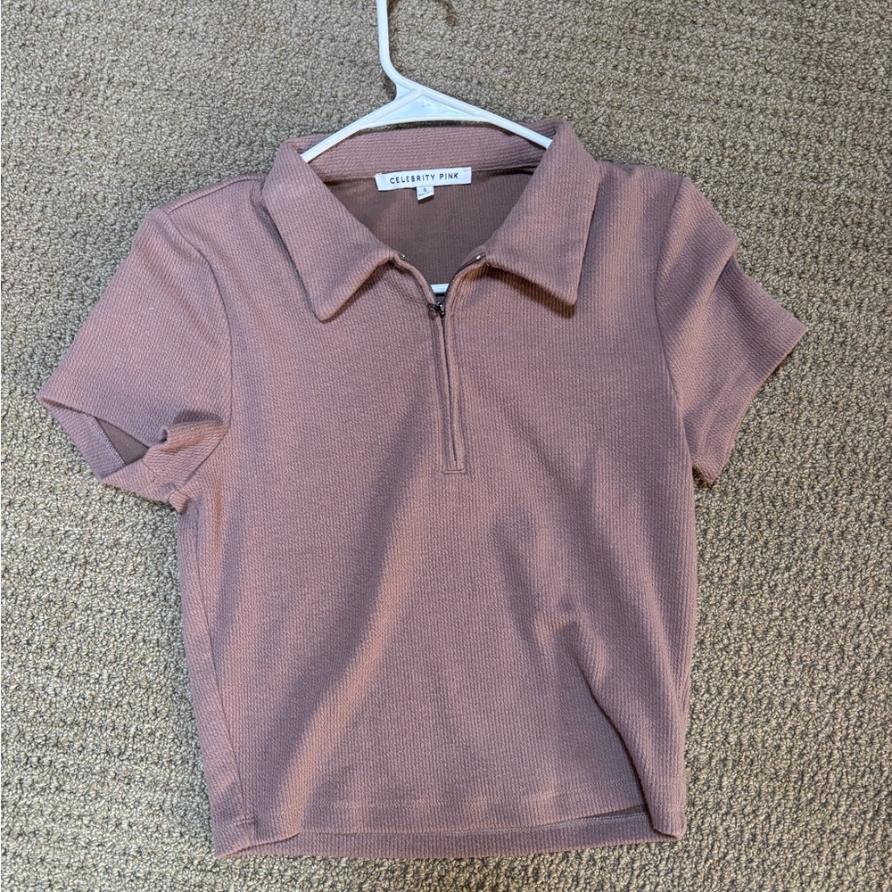 Celebrity Pink Dusty Rose Top